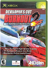Burnout 2: Point of Impact PAL Xbox PAL box art